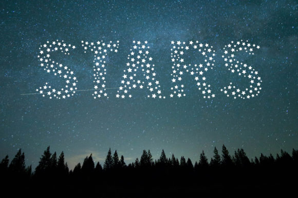 Color Stars: A Dreamy, Star-Adorned Display Font for Creative Projects