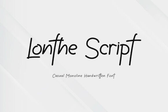 Discover the Elegant Simplicity of the Lonthe Font