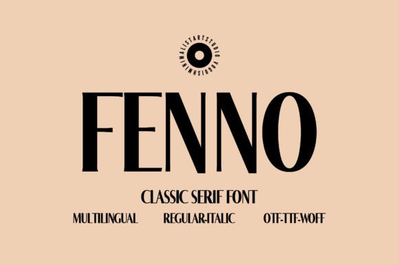 Fenno: A Serif Font of Sophistication and Elegance