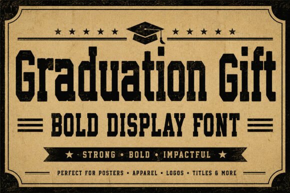Graduation Gift: A Typeface of Scholarly Elegance