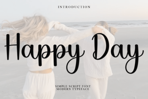 Happy Day: A Festive Typeface for Enchanting Designs