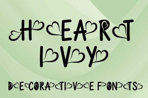 Heart Ivy: A Sweet and Romantic Decorative Typeface
