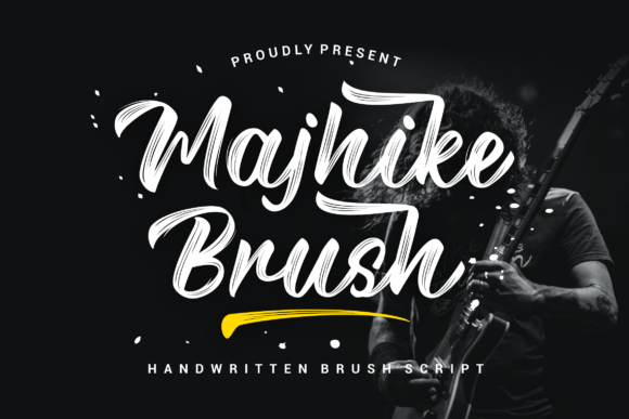 Majhike Brush: A Stylish Handwritten Typeface