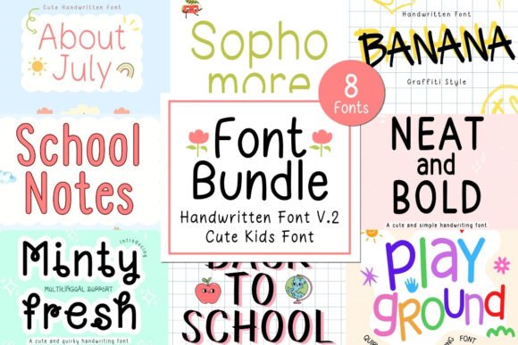 Neat & Clean Handwritten Bundle V.2: Your Creative Toolkit