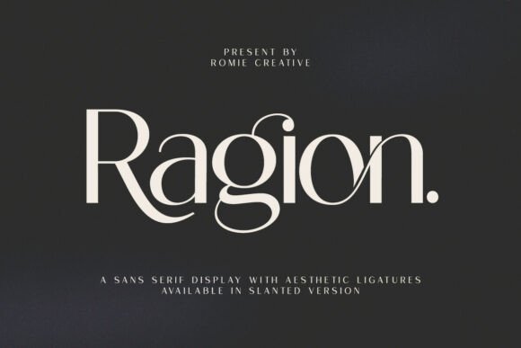 Ragion: A Modern Sans Serif Font for Stylish Designs