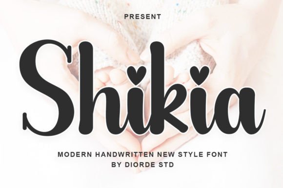 Shikia: The Charming Handwritten Font for Creative Projects