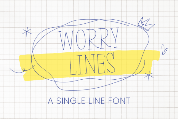 Worry Line: A Minimal Serif Font for Modern Designers